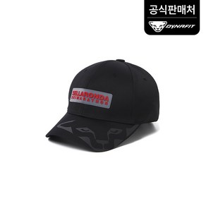 [다이나핏 공식] 정가:69 000 공용 베이직핏 돌로미티 볼캡 YUF23C11Z1, Black, 1개