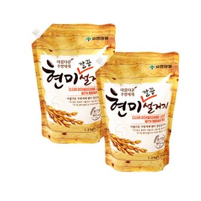 유한양행 현미 깔끔설거지 1.2Kg, 10개