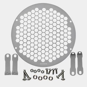 오토바이 CNC 헤드 라이트 가드 보호대 커버 보호 그릴 혼다 CMX500 300 CM500 ebel 500 용, [02] 은, 1개