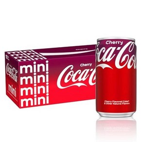 코카콜라 체리 미니캔 10캔 176020, Coca-Cola, 7.5 Fl Oz (Pack of 6), 10개, 500ml