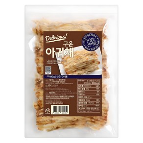 해맑은푸드 구운 아귀채, 400g, 1개