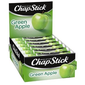 ChapStick 챕스틱 그린애플 사과 립밤 12개입