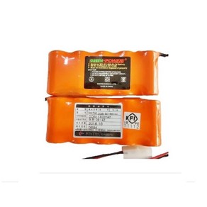 예비전원 DC6V 1300mAh 배터리 예비전원 교체용 소방용품 안전 예방, 1개