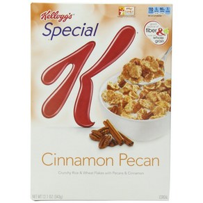 Kellogg's Special K Cinnamon Pecan Cereal 12.1 Ounce (3 Kellogg's Special K 시나몬 ​​피칸 시리얼 12.1온스(3팩