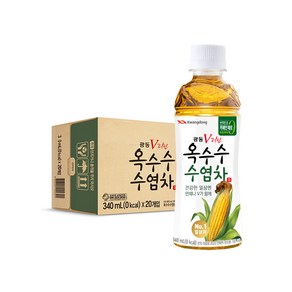 [도도나몰] 광동 V라인 옥수수수염차 옥수수음료, 340ml