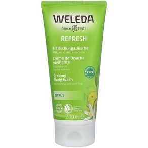 WELEDA WELEDA(베레다) 시트러스 크리미 바디워시 200mL 바디용 세정료 향 천연 유래 성분 유기농, 1개