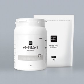 가성비가브랜드다 베이킹소다 천연세제 본품1kg+리필1kg, 1세트, 1KG+1KG