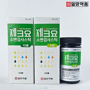 일양약품 체크요 단백뇨 소변검사 스틱 키트 2종 100매