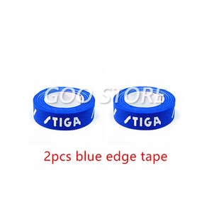 탁구 장비 라켓 가장자리 테이프 2 개 전문 액세서리 박쥐 보호 측면 보호대, 2pcs blue tape, 2개