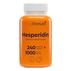 Longlifenuti 롱라이프뉴트리 헤스페리딘 고함량 1000mg 240 베지캡슐, 1개, 240정