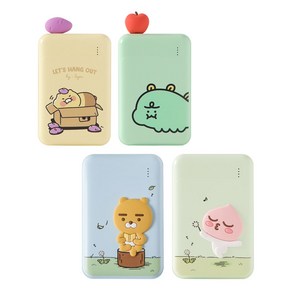 카카오프렌즈 고속충전 10 000mAh 보조배터리 라이언 어피치 춘식이 죠르디, 데일리 어피치, 색상, 모델명/품번