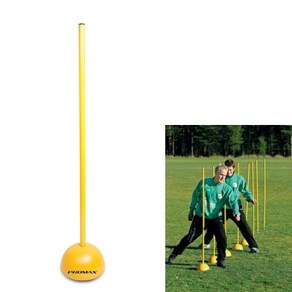 프로맥스 돔콘 드리블대 폴막대 1세트 180cm(90cm+90cm) 조립식, 1개
