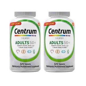 Centum adult 50+ 센트룸 어덜트 실버 325개입 2pack, 2개, 325정