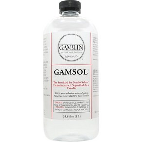 Atists' Gade Gamsol Oil Colo Size 32 oz by Gamb