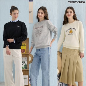 [TEDDY CREW] 테디크루 25SS 여성 소로나 맨투맨 3종 (T24W)