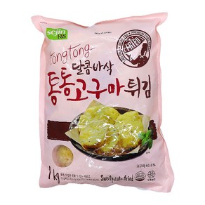 비비수산 별도의 해동없이 간편하게 즐길수있는 달콤 바삭 고구마튀김 1pack, 1kg, 2개