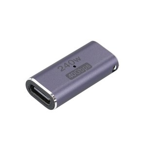 USB4 C to C타입 40Gbps 240W 연장 젠더 JA217