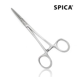 SPICA 겸자가위 집게 핀셋 포셉, 16cm 직선형 S7-46, 1개