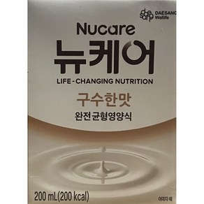 대상웰라이프 뉴케어 구수한맛 200ml 60팩, 60개