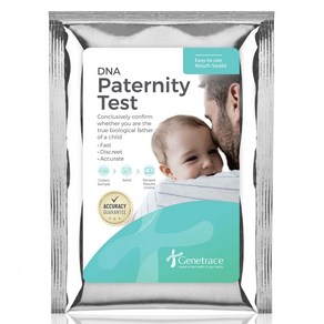 Genetace DNA Patenity Test Kit - Lab Fees & Ship Genetace DNA 친자 확인 검사 키트 - 실험실 수수료 및 배송비 포함 - 아빠, 1개