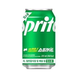 기타 스프라이트 355ml 24캔 업소용, 24개