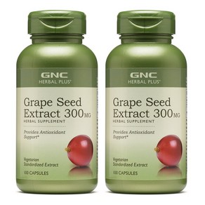 GNC 포도씨 추출물 300mg 100정 x 2 (총2개), 2개