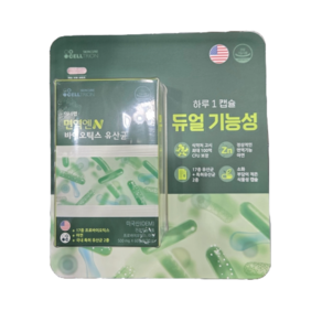 셀트리온 면역N바이오틱스 유산균 500mg 60캡슐, 60개, 60정