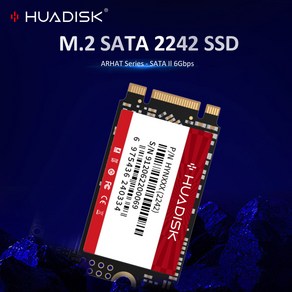 HUADISK 내장 ssd 데스크탑 하드 드라이브 SSD M2 2242 SATA NGFF 128GB 256GB 512GB 1TB 2TB, [04] 1TB SATA SSD, 1개