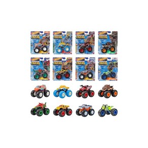 핫 휠(Hot Wheels) 몬스터 트럭 1:64 아소트 [미니카 8대들이 BOX 판매] [3세~] 984B-FYJ44, 1개