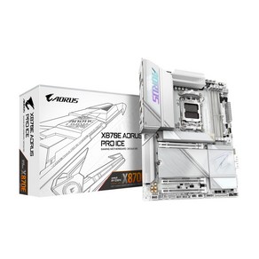 GIGABYTE X870E AORUS PRO ICE AMD X870E 칩셋 탑재 ATX 마더보드 MB6570