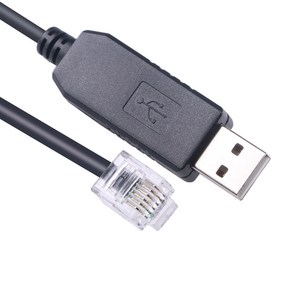 키엔스 PLC 통신 케이블용 직렬 컨버터 케이블 FTDI FT231XS USB-RJ11 RJ12 RS232, 01 1.8m, 1개