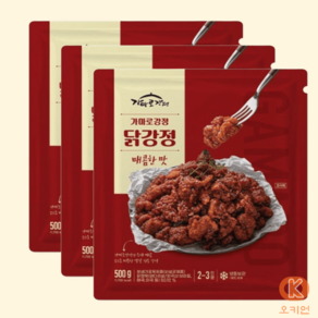 가마로강정 닭강정 매콤 500g 3봉지 냉동 매콤한맛, 3개