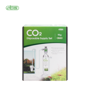 CO2 95g 세트 Basic 기본형 I-687 수조 수족관 어항 초보 수초 이탄 산소공급기 구피 물고기 이산화탄소 공급 용존산소량 디퓨져, 1개