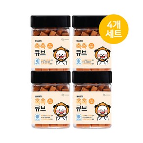 뽀시래기 촉촉큐브 강아지 간식, 단호박, 180g, 4개