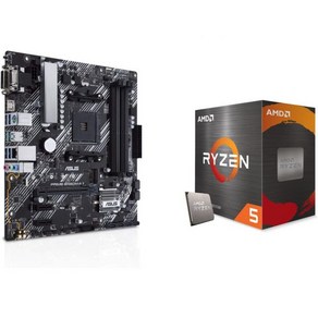 AMD Ryzen 9900X CPU 프로세서 번들 프라임 X670 P iFi AM5 ATX 마더보드 포함 솔리 바이 마이크로 센터, AMD Ryzen 5 5500 + ASUS Pime, 1개