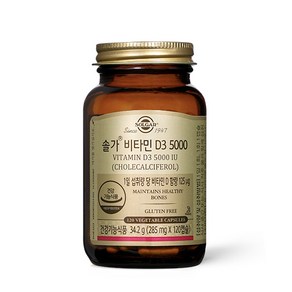 솔가 비타민D3 5000 34.2g, 120정, 2개