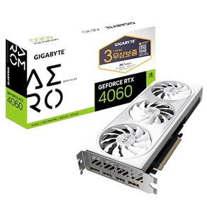 GIGABYTE RTX 4060 AERO OC D6 8GB 피씨디렉트