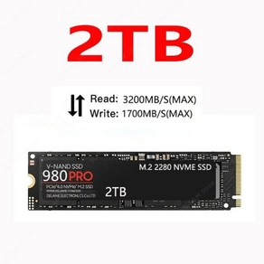 내부 솔리드 스테이트 디스크 SSD M.2 4TB 2TB 1TB 980 프로 M2 2280 PCIe Gen 4.0X4 NVMe 1.3c 250 500 MZ-V8V250B, [02] 2TB, 02 2TB, 한개옵션1