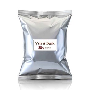 파베글라스 다크 커버춰 리얼 초콜릿 58% Velvet Dak Couvetue Real Chocolate, 1개, 400g