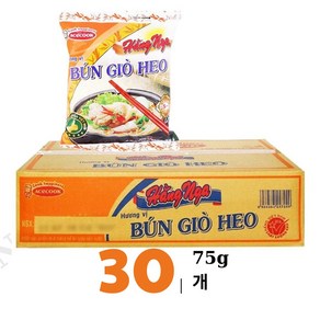 베트남 라면 Bun Gio Heo Hang Nga 라면 75g x 30개