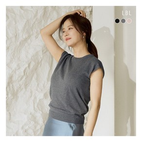 [LBL] 25SS 퓨어실크린넨코튼 슬리브리스 니트 3종
