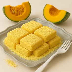 대왕 [전통] 생호박인절미 단호박 찹쌀떡 간편 간식 HACCP 인증, 10개, 50g