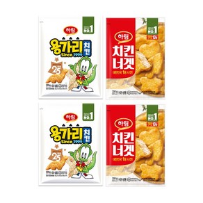 하림 용가리치킨300g 2봉+치킨너겟300g 2봉