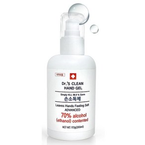 닥터스 크린겔 손소독제 200mlx3개, 3개, 200ml