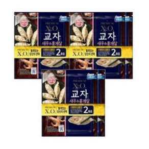 오뚜기 XO 교자만두 새우홍게살 아이스팩 포장, 324g, 6개