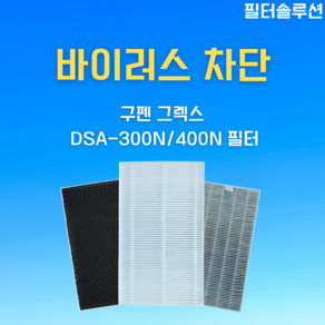 [호환]구펜 그렉스 급기형 DSA - 300N / 400N 아파트 전열교환기 환기시스템 헤파 필터 H13등급, H13 HEPA + 항균동