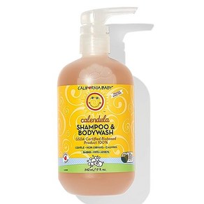 Califonia Baby Calendula Shampoo and Body Wash - 캘리포니아 베이비 칼렌둘라 샴푸 및 바디 워시 - 알레르기 테스트를 거친 모두용 비누 및, 1개