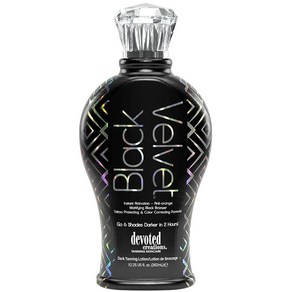 Devoted Ceations Black Velvet Anti-Oange Mattifying Black Bonze Tanning Lotion 12.25 oz 221595, 1개, 362ml