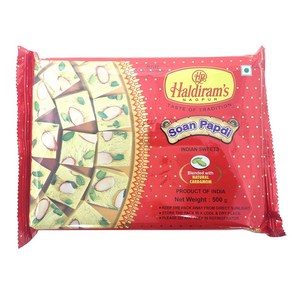 할디람스 Haldiams Nagpu Soan Papdi 500그램 패킷, 1개, 500g