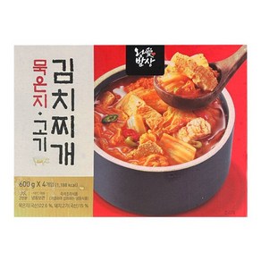 코스트코 왕애밥상 묵은지고기김치찌개 600Gx4 냉동, 4개, 600g